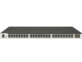48 个 1GE Base-T 端口，4 个 10GE SFP+端口，三层以太网交换机